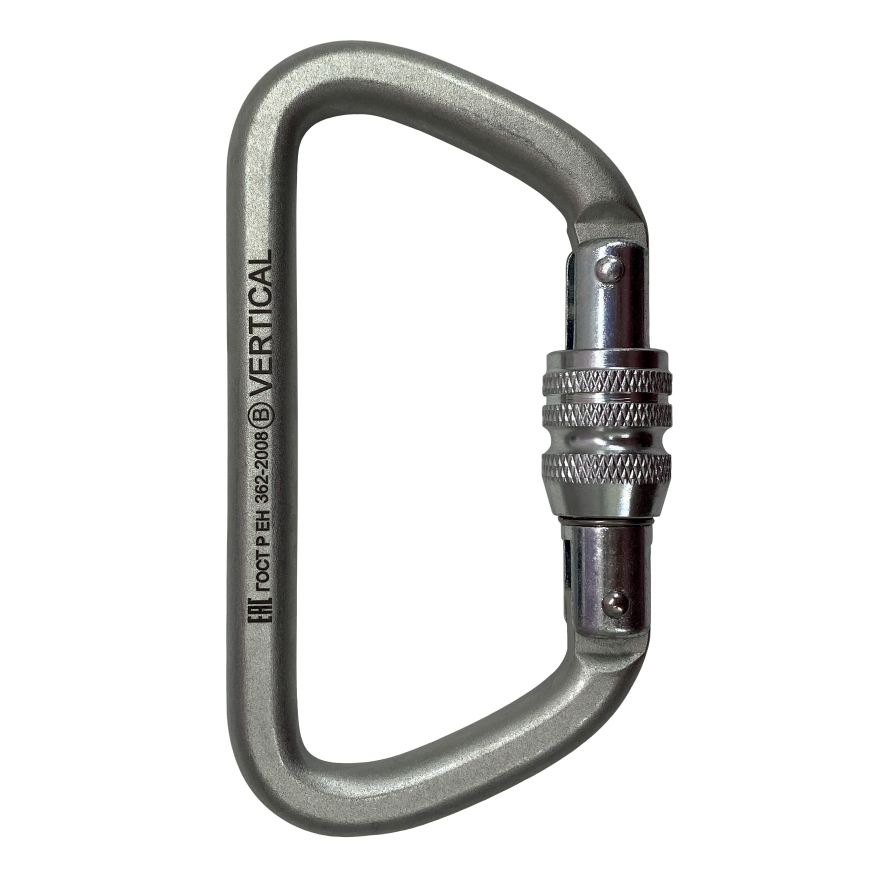 Карабин трапеция стальной, Вертикаль