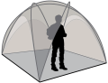 Шатер Space One камуфляж, Canadian Camper