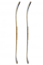 Лыжи Тайга/Охотник, дерево-пластик, длина 175 см, ширина 110 мм, с накладками