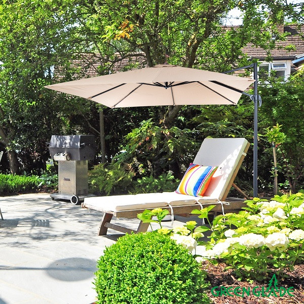 Зонт садовый 2003 светло-коричневый, Green Glade