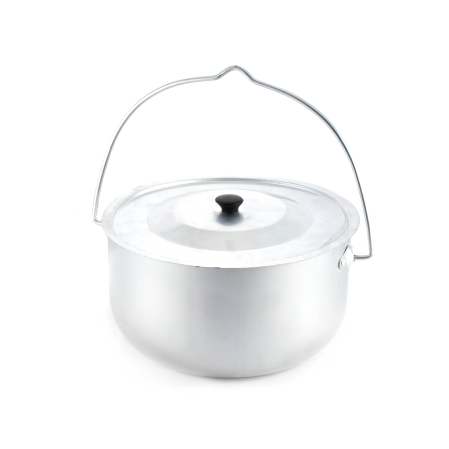 Котелок костровой СЛЕДОПЫТ цилиндрический 4,5 л, алюминий