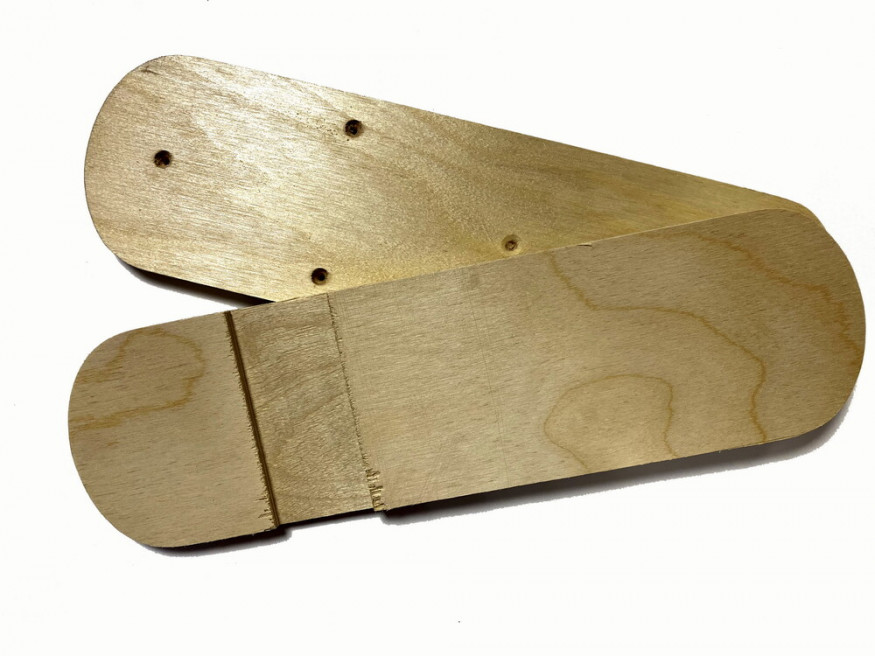 Лыжи ТАЕЖНЫЕ, дерево, длина 120 см, ширина 230 мм