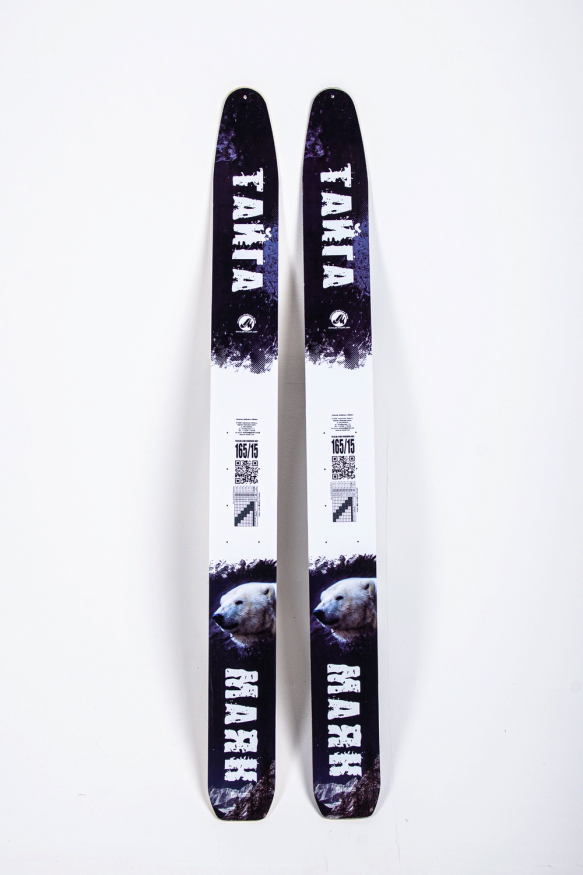 Лыжи Тайга, дерево, длина 165 см, ширина 150 мм