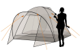 Палатка Canadian Camper Karibu 3, цвет royal