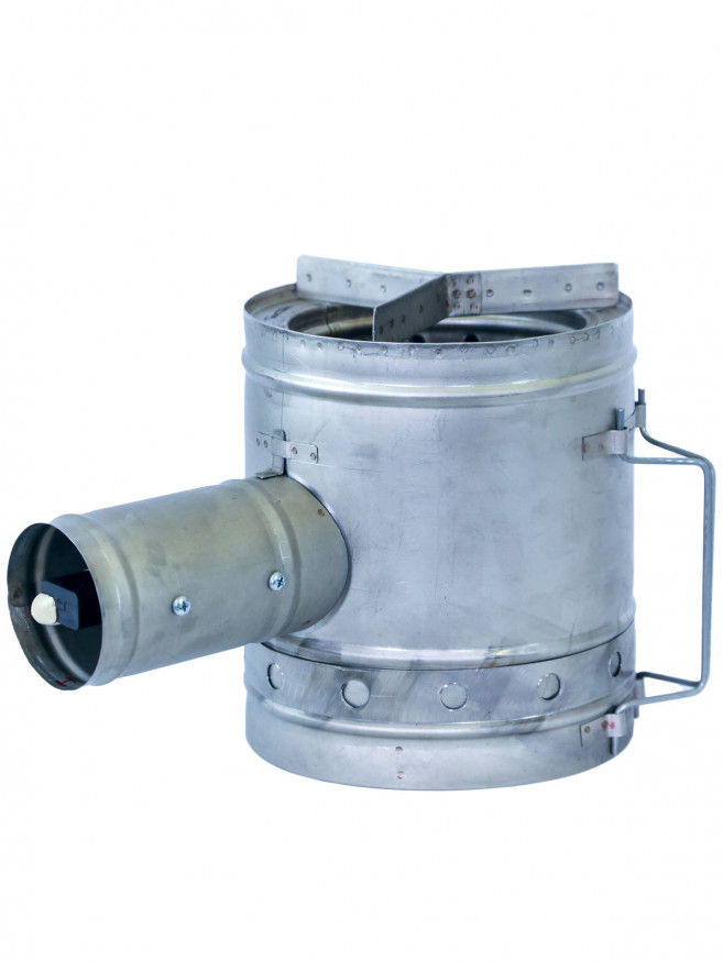 Турбопечка щепочница Век d 160 мм (титан)