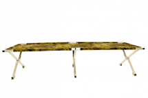 Раскладушка туристическая в чехле Пингвин, 1950х750х400 мм, труба алюминиевая 25х25 мм