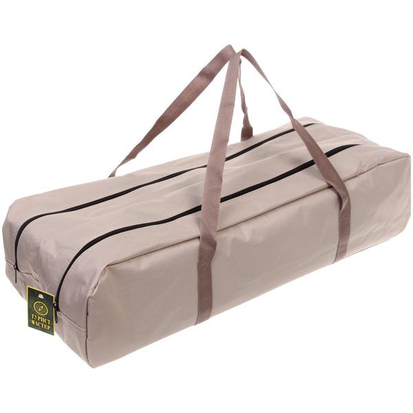 Стол кемпинговый складной, 114*59*43 см, цвет: темное дерево, каркас алюминий