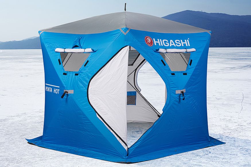 Палатка зимняя Higashi Penta Hot DC (трехслойная, два слоя утеплителя, пятистенная)