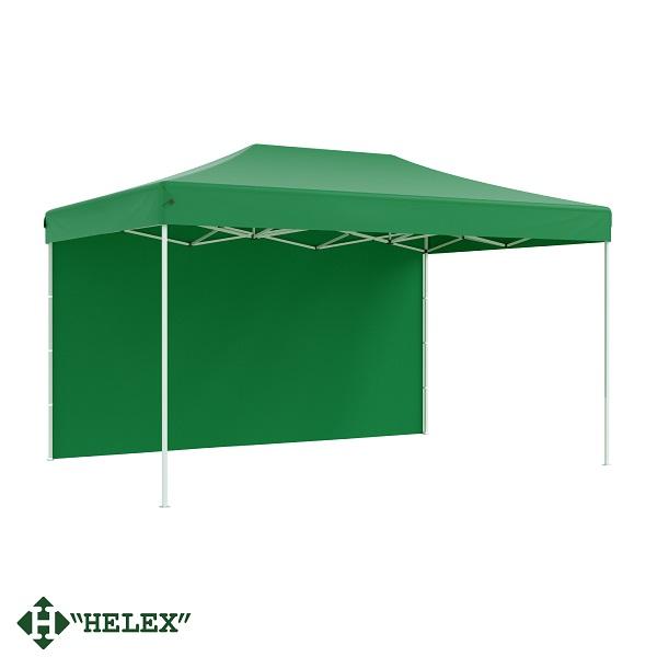 Тент-шатер Helex 24336 (раскладывается гармошкой), 4,5х3x3м полиэстер, зеленый