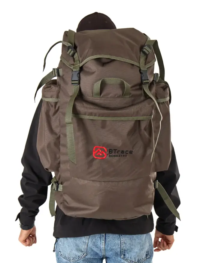 Рюкзак туристический Donkey, Зеленый, 80 л, Btrace